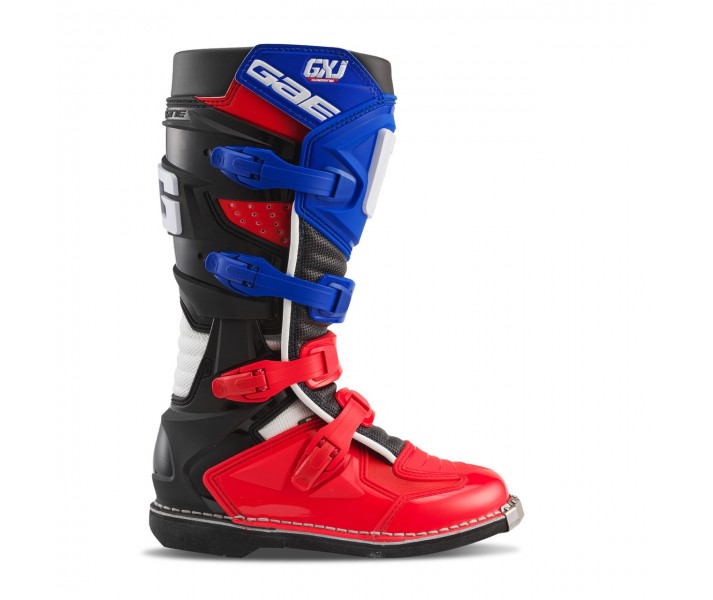 Botas Gaerne Infantil Gxj Rojo Blanco Azul |2169-015|
