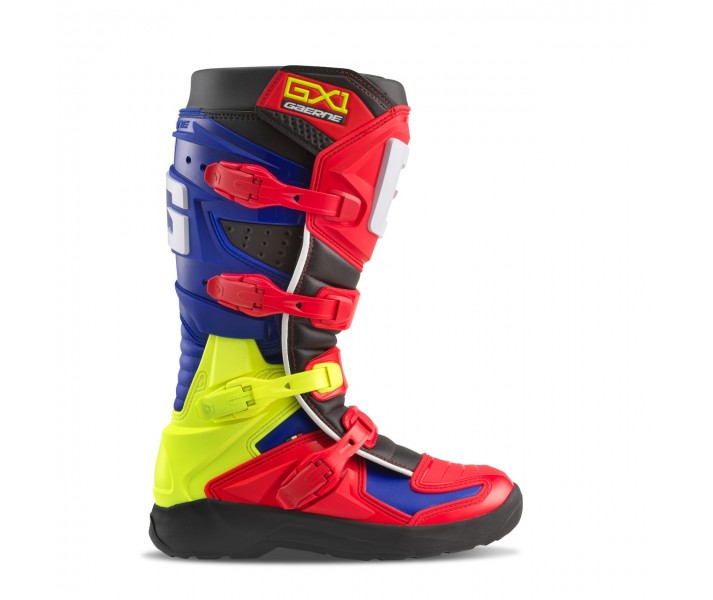 Botas Gaerne Gx1 Evo Rojo Azul Amarillo |2193-035|