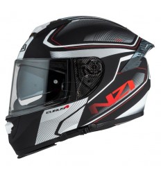 Casco Nzi Eurus 4 Stream Duo Charmant Negro Blanco Mate