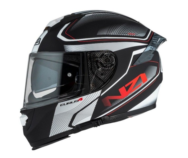 Casco Nzi Eurus 4 Stream Duo Charmant Negro Blanco Mate