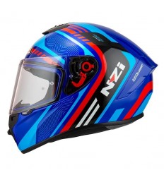 Casco NZI Trendy 2 Connected Dark Azul Rojo |150346A895|