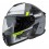 Casco Nzi Combi 3 Duo Metric Nardo Gris Blanco Negro Mate
