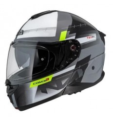Casco Nzi Combi 3 Duo Metric Nardo Gris Blanco Negro Mate