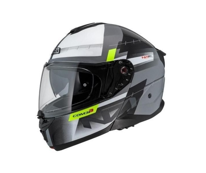 Casco Nzi Combi 3 Duo Metric Nardo Gris Blanco Negro Mate