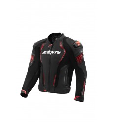 Chaqueta Seventy Sd-Jl24 Spoiler Negro Rojo |SD21024144|