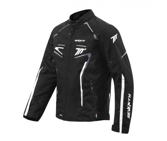 Chaqueta Seventy Sd-Jr65 Piston Negro Gris Blanco |SD21065244|