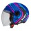 Casco Nzi Ringway 2 Duo Connected Rosa Azul Mate |150323A935|
