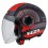 Casco Nzi Ringway 2 Duo Antera Antracita Rojo Mate |150345A891|