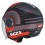Casco Nzi Ringway 2 Duo Antera Antracita Rojo Mate |150345A891|