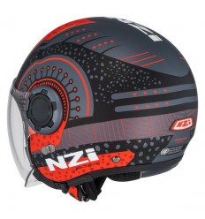 Casco Nzi Ringway 2 Duo Antera Antracita Rojo Mate |150345A891|