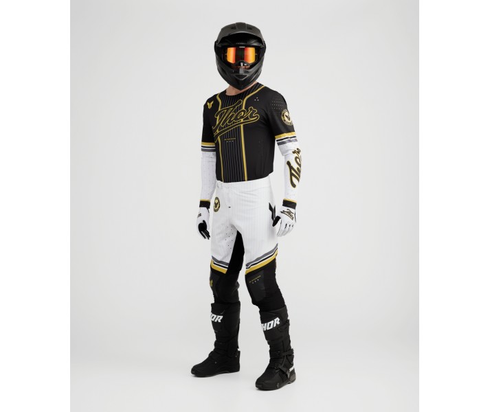 Traje Thor Sportmode Baller Negro Blanco Dorado