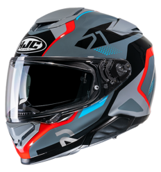 Casco Hjc Rpha 71 Hapel Gris Negro Rojo Azul |12622106|