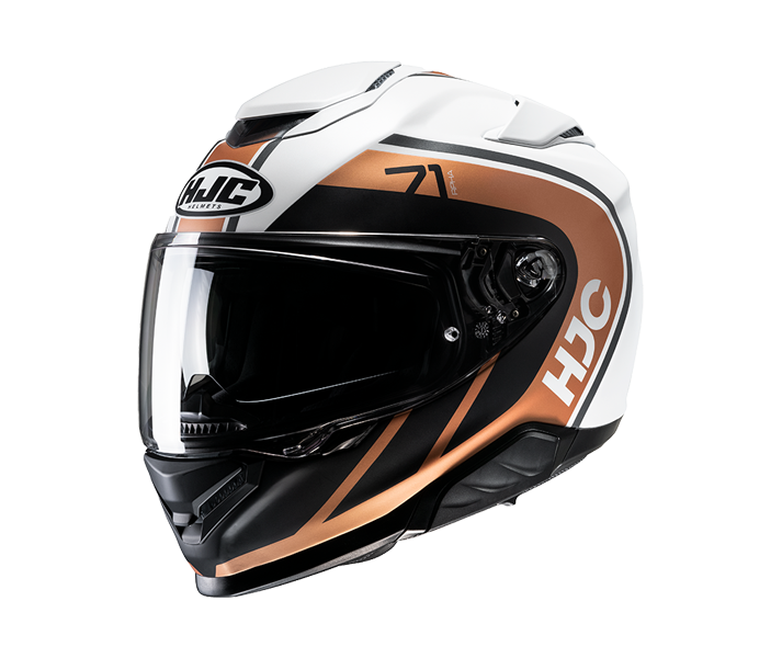 Casco Hjc Rpha 71 Mapos Blanco Negro Bronce |12637906|