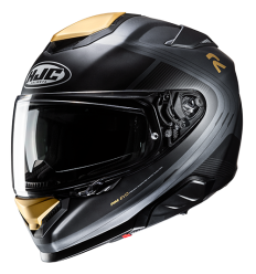 Casco Hjc Rpha 71 Frepe Negro Gris Dorado |12677905|