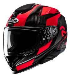 Casco Hjc Rpha 71 Hamil Carbon Negro Rojo |12730106|