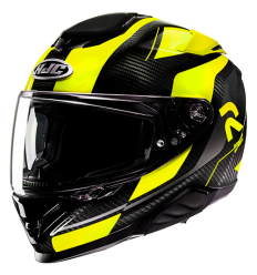Casco Hjc Rpha 71 Hamil Carbon Negro Amarillo |12730306|