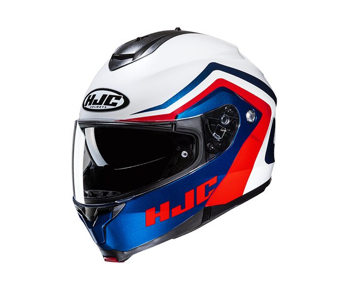 Casco Hjc C91N Nepos Blanco Azul Rojo |10722106|