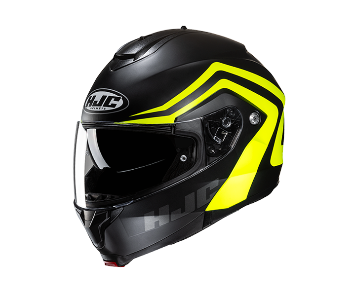 Casco Hjc C91N Nepos Negro Amarillo |10727306|