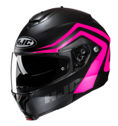 Casco Hjc C91N Nepos Negro Fucsia |10727806|