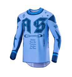 Camiseta Alpinestars Techstar Steeler Azul Claro Azul Zafiro |3762025-7217|
