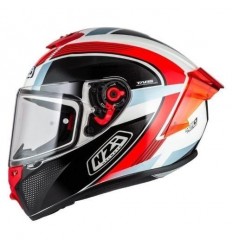 Casco Nzi Trendy 3 Stream Rapid Blanco Rojo Azul |150374A009V2|