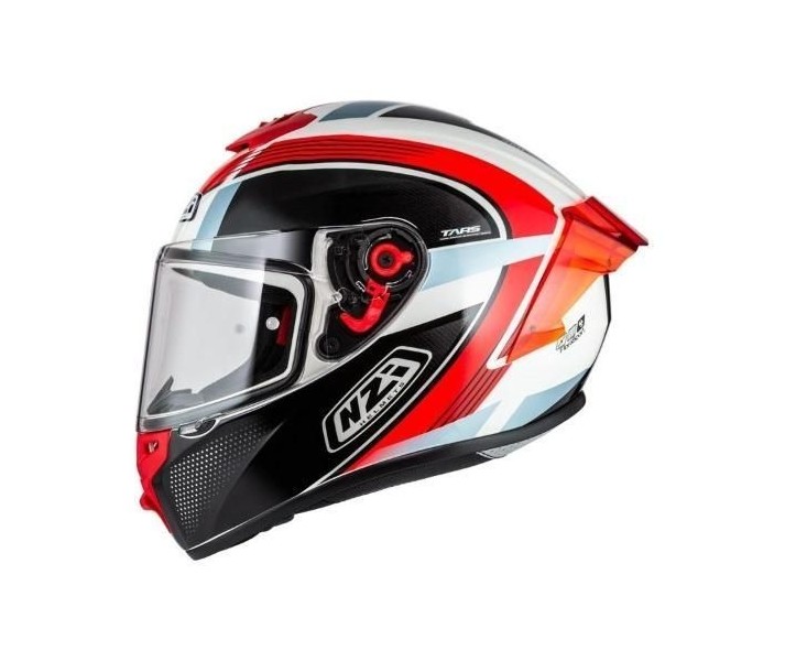 Casco Nzi Trendy 3 Stream Rapid Blanco Rojo Azul |150374A009V2|